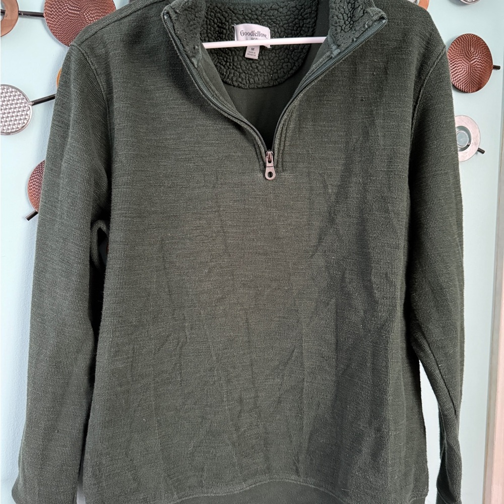 Goodfellow & Co Dark Green Textured Sweater